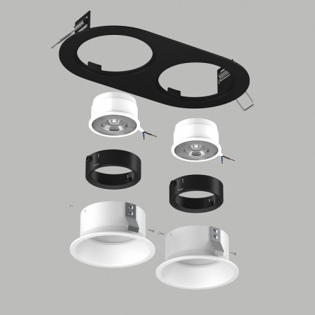 Встраиваемый светильник Lightstar Domino D6570606BMOD