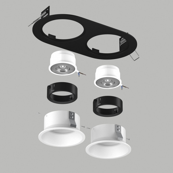 Встраиваемый светильник Lightstar Domino D6570606BMOD