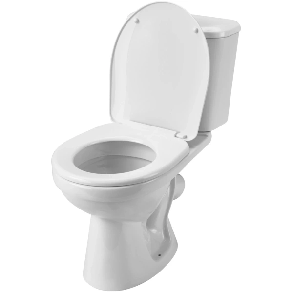 Унитаз-компакт Santek Бореаль 1.WH30.2.145 косой выпуск, с сиденьем микролифт, белый