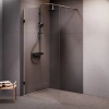Душевая перегородка AM.PM X-Joy 100 W94WI-100-F1-BTE черная