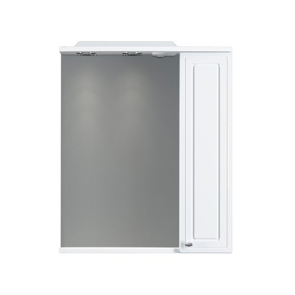 Шкаф зеркальный Damixa Palace One 60 (M41MPR0601WG) с подсветкой