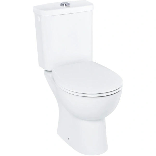 Унитаз-компакт Grohe Bau Ceramic 39496000 безободковый, с сиденьем микролифт, альпийский белый