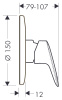 Смеситель для душа hansgrohe Logis 71606000