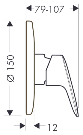 Смеситель для душа hansgrohe Logis 71606000