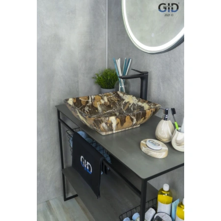 Раковина 41,5x41,5 см GID Stone Edition Mnc183