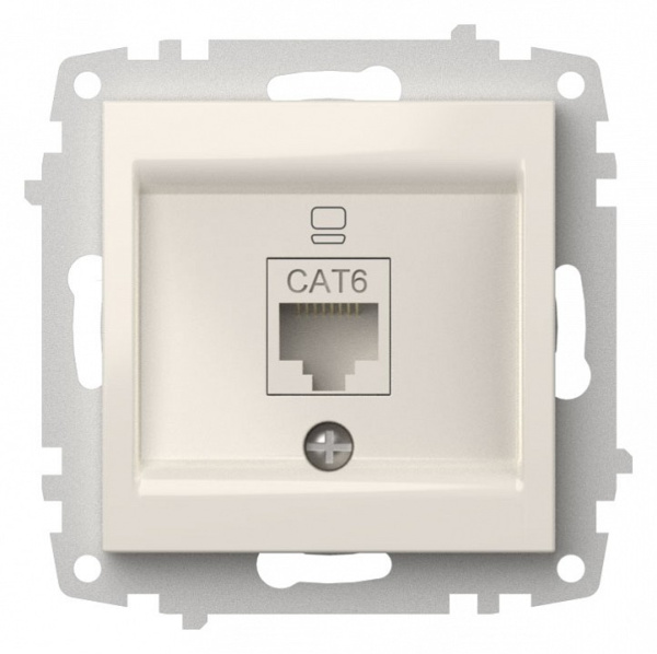 Розетка Ethernet RJ-45 без рамки Elbi Eleсtriс Zena Vega 609-010200-247