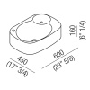 Раковина Agape Nivis 60 ACER0763MRZ *1