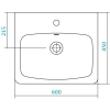 Раковина 60x45 см Santek Нео 1.WH30.2.186