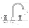 Смеситель для раковины Cezares Olimp OLIMP-BLS2-A-01-Sw