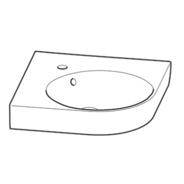 Раковина 50x50 см Geberit Renova Compact 226150000