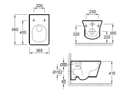 Подвесной унитаз Jacob Delafon Reve E4811-00