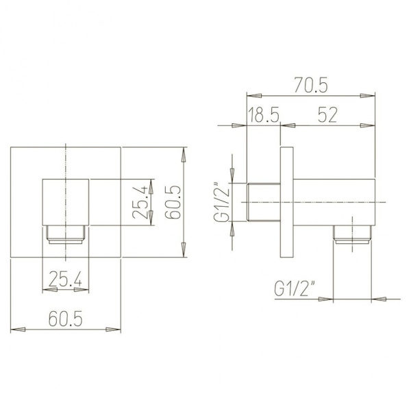 Шланговое подключение Paini 50YO503PQ черное матовое
