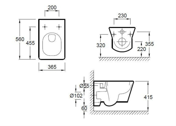 Подвесной унитаз Jacob Delafon Reve E4811-00