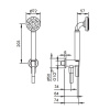 Душевой гарнитур Fantini Icona Classic 53 95 R043 сталь