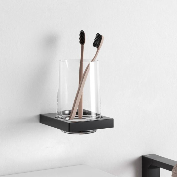Стакан для зубных щеток Keuco Edition 11 11150379000 черный матовый