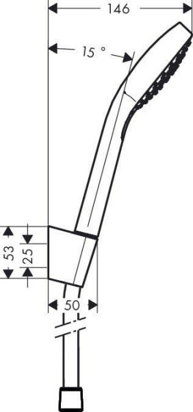 Душевой набор hansgrohe Croma Select E Vario 26425400
