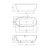 Акриловая ванна Vincea 180x81 VBT-408-1800