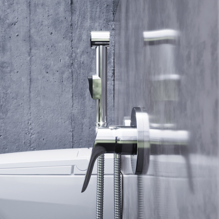 Гигиенический душ со смесителем Damixa Jupiter 777510001 хром