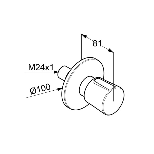 Переключатель на 3 положения Kludi Balance 528460575
