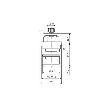 Дивертор Iddis 997BC149SM-P хром глянец