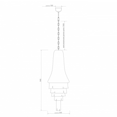 Подвесная люстра Covali  JPL-20012