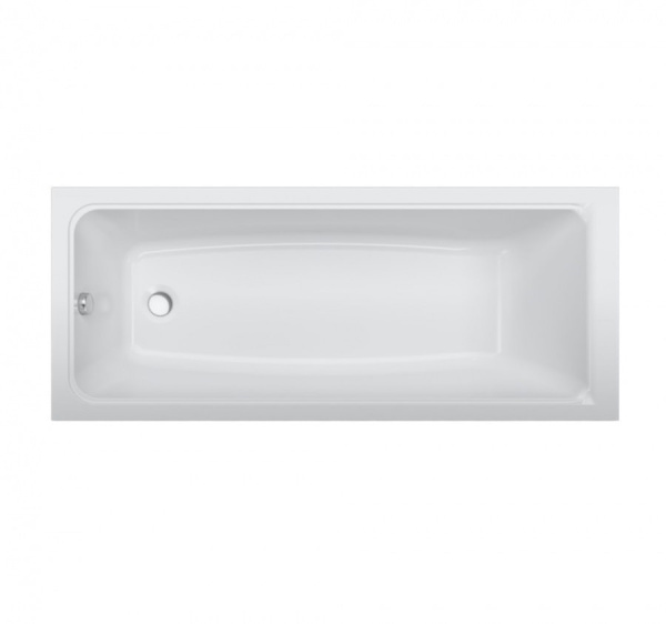 Акриловая ванна AM.PM Gem 150x70 W90ASET-150W90BS80CT с каркасом + шторка