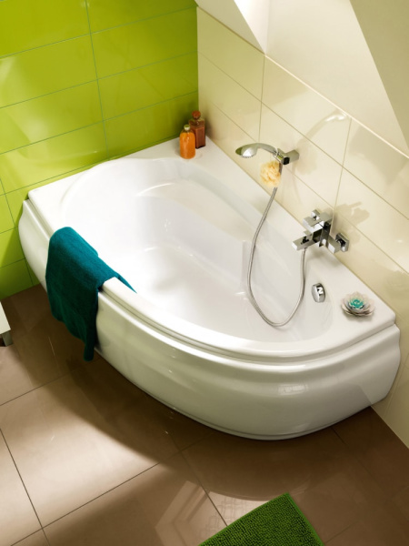 Акриловая ванна Cersanit Joanna 160х95 WA-JOANNA*160-L-W левая, белый