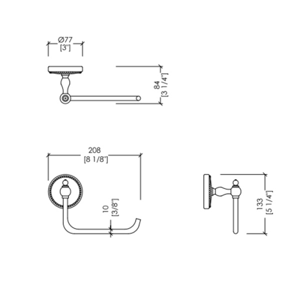 Держатель для туалетной Devon&Devon Dorothy DOR411BR бронза