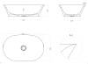 Раковина Salini Mona 60 110811G