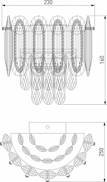 Накладной светильник Bogate's Chaleur 422/1