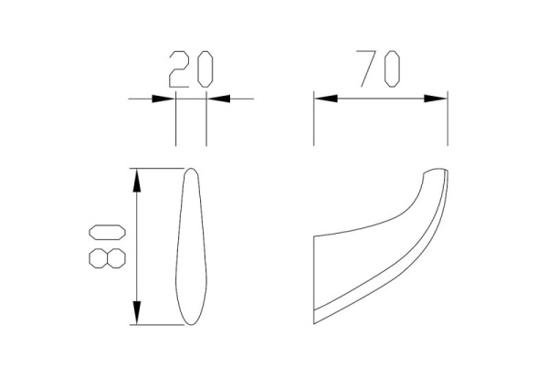 Крючок Cezares LINER-HK-01