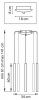 Подвесная люстра Lightstar Tubo L5T747333