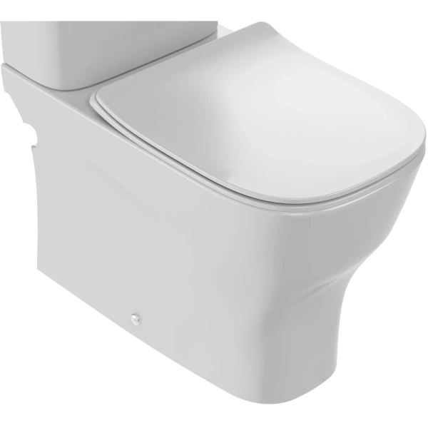 Унитаз напольный Jacob Delafon Struktura UJI102-00 безободковый, без бачка, белый