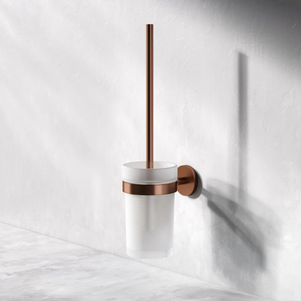 Туалетный ершик AM.PM X-Joy A85A33344 розовое золото