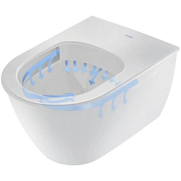 Унитаз подвесной Duravit Darling New 2563090000 безободковый, альпийский белый