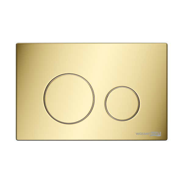 Инсталляция для унитаза WasserKRAFT 10TLT.010.ME.PG02 с клавишей золото