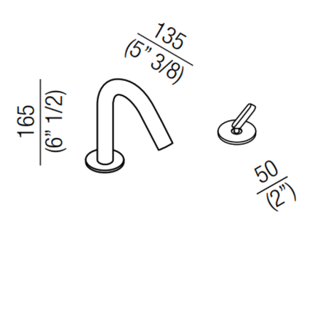 Смеситель для раковины Agape Square ARUB1006A