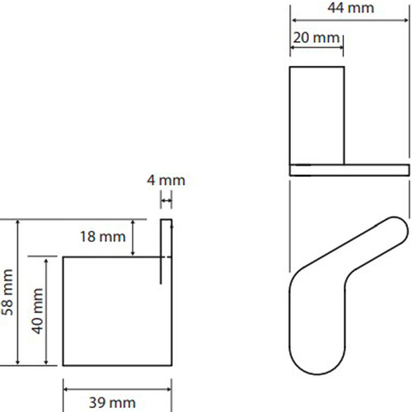 Крючок Bemeta Organic 157106191