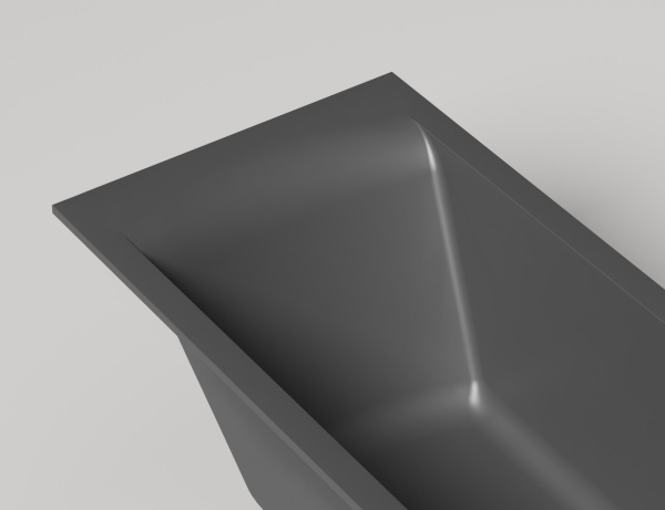 Ванна из искусственного камня Salini Cascata 170x75 104123MFпокраска по RAL полностью