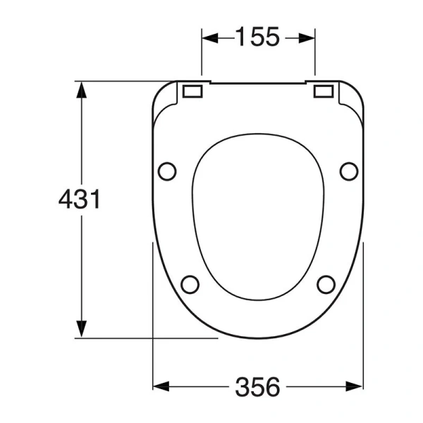 Крышка-сиденье Gustavsberg Nordic 8M56S101 микролифт, белый