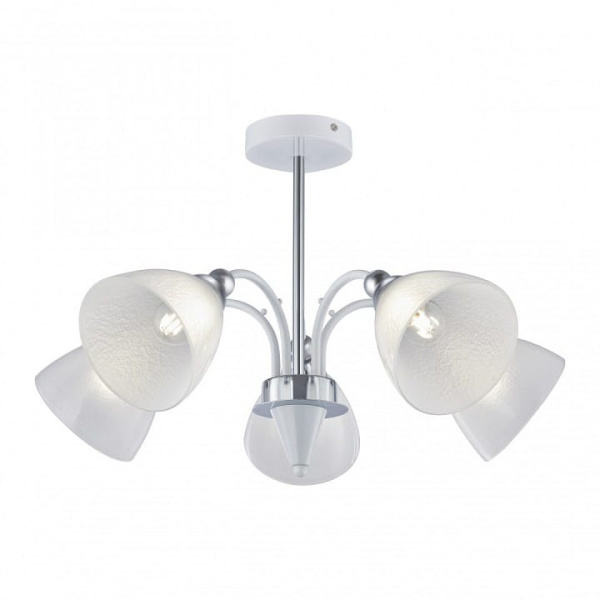 Люстра на штанге Arte Milano Napoli-326008 326008/5 WH+CR