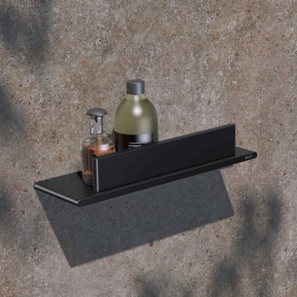 Полка Keuco Aveno 14659370000 черная матовая