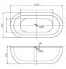 Акриловая ванна BelBagno 170x79 BB13-1700