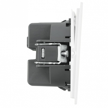 Переключатель двухклавишный без рамки Stekker Мия 50434