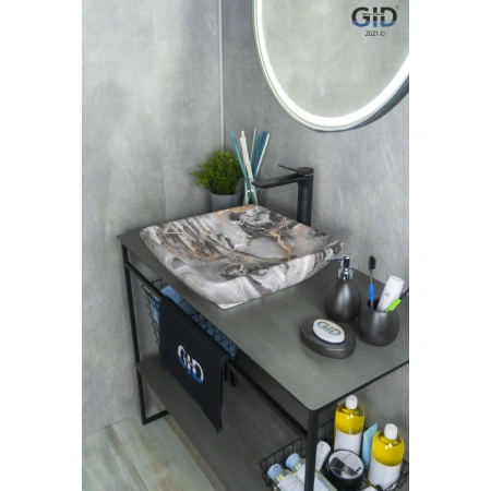 Раковина 41,5x41,5 см GID Stone Edition Mnc181