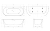 Акриловая ванна BelBagno 170x75 BB711-1700-750