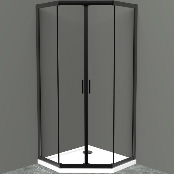 Душевой уголок BelBagno Uno 90х90 UNO-195-P-2-90-C-NERO