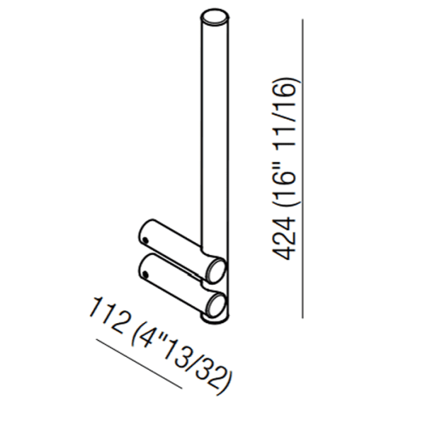 Держатель туалетной бумаги Agape Dot line ADTL0454RT светлое дерево
