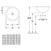Раковина 39x39 см Villeroy & Boch Loop & Friends 61403901