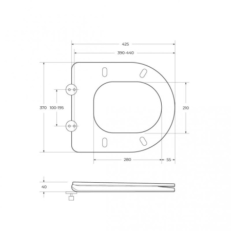 Крышка-сиденье BelBagno BB8134SC с микролифтом, белый